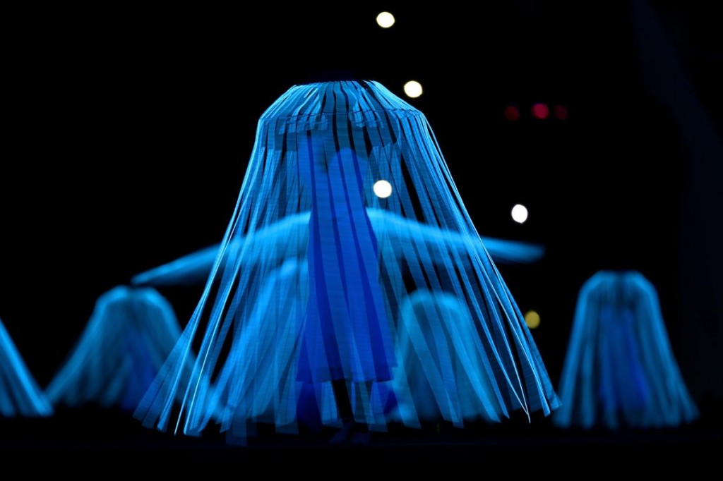 “Dancers perform Dove of Peace during the Opening Ceremony of the Sochi 2014 Winter Olympics at Fisht Olympic Stadium on February 7, 2014 in Sochi, Russia.” (Photo by Ryan Pierse/Getty Images) 