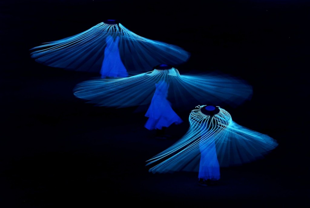 http://abcnews.go.com/Sports/photos/winter-olympics-2014-opening-ceremony-22409180/image-22415186 Clive Mason/Getty Images “Dancers perform during the Opening Ceremony of the Sochi 2014 Winter Olympics at Fisht Olympic Stadium on February 7, 2014 in Sochi, Russia.”